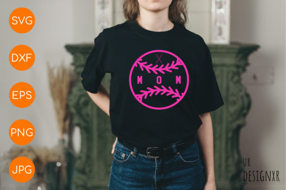 Baseball Mom SVG Design for Crafts and Graphics