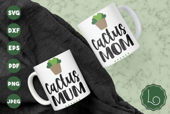 Cactus Mom Mum SVG for Crafts and Graphics