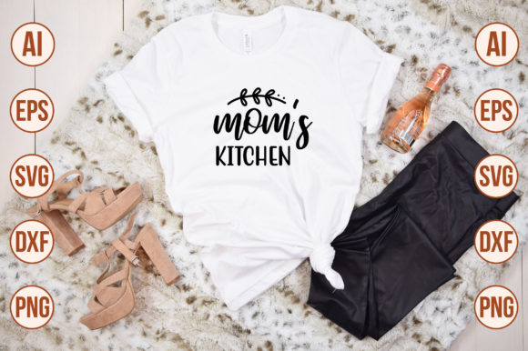 Mom’s Kitchen Svg for Crafts and Graphics